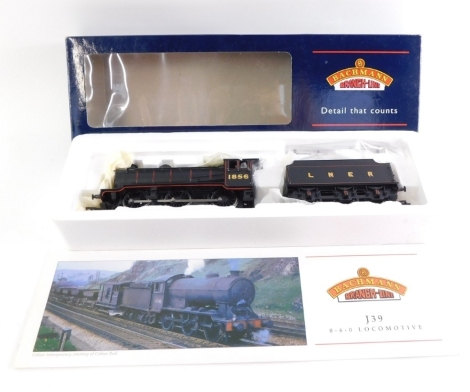 A Bachmann OO gauge Class J39 locomotive, LNER lined black livery, 0-6-0, 1859, 31-855.