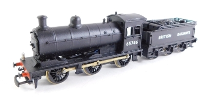 A kit built 00 gauge Worsdell Class J26 locomotive, 65746, BR black, 0-6-0.