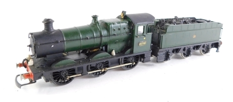 A kit built OO gauge Collett Class 2251 locomotive, GWR green livery, 0-6-0, 2250.