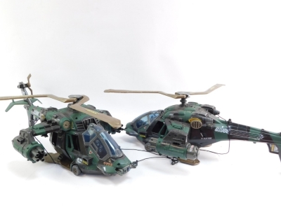 Two GI Joe helicopters, The 147 GI Joe-64BH. - 2