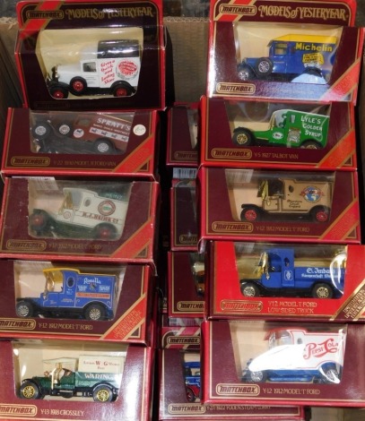 A group of Models of Yesteryear, comprising a variety of boxed models, to include Model T Ford, 1918 Crossley, 1920 Model A C Mac, Simplex 50 low sided truck, etc. (29)