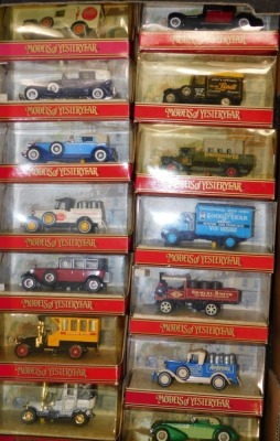 Matchbox Models of Yesteryear, to include Yorkshire type wagon, Renault bus, Rolls Royce Phantom I, Model A Ford, etc, boxed. (14)