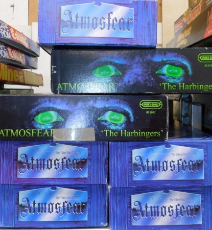 Various board games, to include five Atmosfear the video board game and two Atmosfear The Harbinger's. (7)