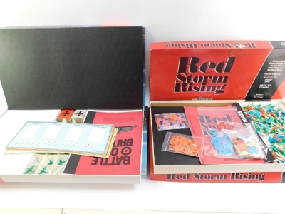 Board games, to Red Storm Rising, Sea Strike, Abandon Ship and two Battle of Britain. (6) - 4