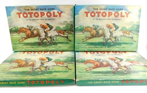 Four Totopoly The Great Race Game, boxed. (4)