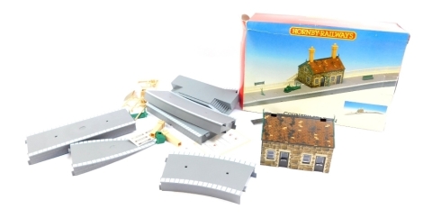 A Hornby Railways country station, boxed. (AF)