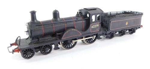 A kit built 00 gauge Rickersgill Class D40 locomotive 'Glen Grant', BR lined black livery, early emblem, 4-4-0, 62279.