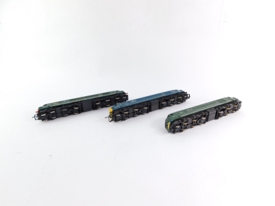 Mainline and Bachmann OO gauge Class 45 locomotives, The Manchester Regiment in BR blue livery, 45039, and D49 BR green livery. (3) - 2