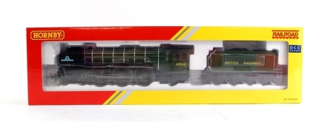 A Hornby OO gauge Peppercorn Class A1 locomotive 'Tornado', 60163, BR green livery, 4-6-2, R3060.