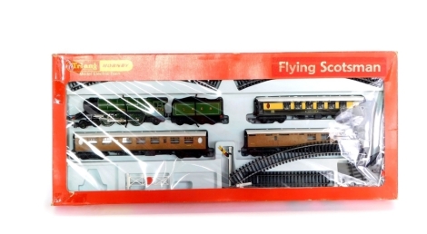 A Tri-ang Hornby model electric train set, The Flying Scotsman, boxed.
