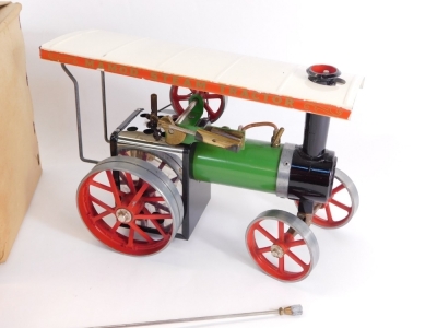 A Mamod steam traction engine, TE1A, boxed. - 2