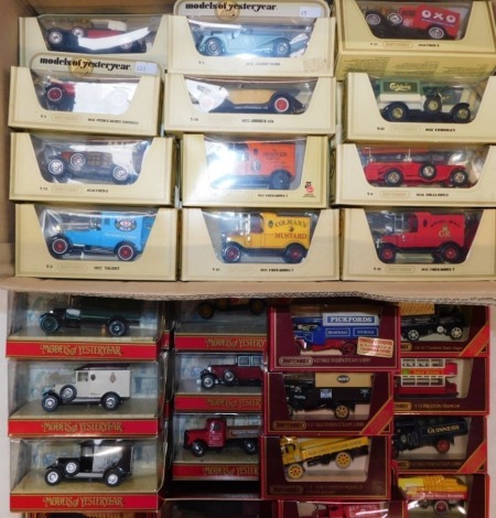 Matchbox Models of Yesteryear., and Lledo Days Gone models of vans and cars. (a quantity)