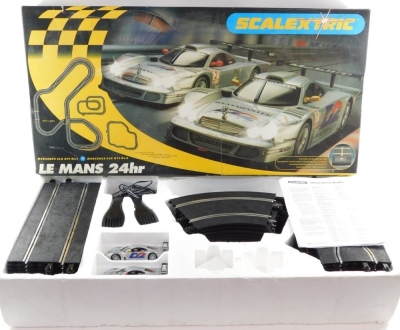 A Scalextric Le Mans 24 Hour Set, boxed.