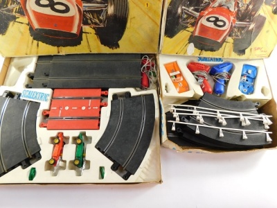 Two Scalextric sets, comprising Scalextric Sports 30 set, and Grand Prix 50 set. - 2