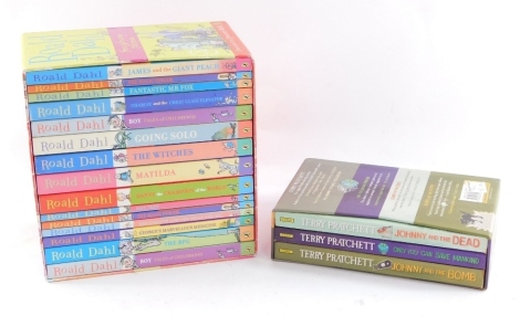 A group of children's books, comprising a Roald Dahl Phizz - Whizzing Collection, cased, and Terry Pratchett Johnny Maxwell Collection, hard back outer casing. (2)