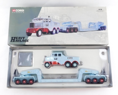 A Corgi Classics Heavy Haulage Hills of Botley Scammell Constructor, and twenty four wheel low loader, set no 17601, boxed.