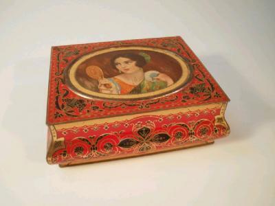 A Don Confectionery Co Ltd tin plate jewellery box