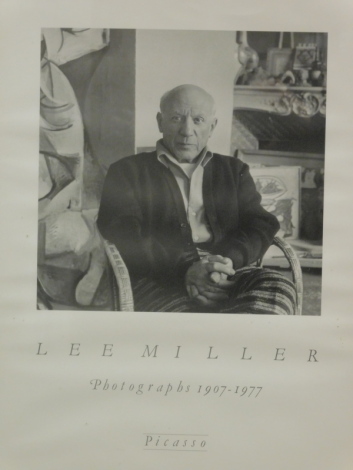 •After Miller. Photographs 1907-1977, Picasso poster print, 58cm x 41cm.