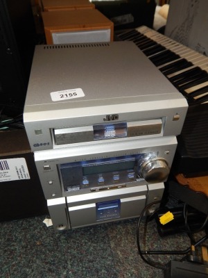 A JVC Hi-Fi system.