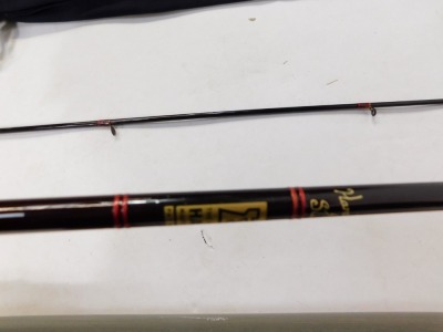 A Hardy graphite still water #8/9 two piece fly rod, 9' 3", with canvas bag and rod tube. - 3