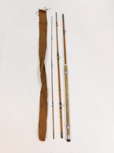 A Rushton FDW Craftsman split cane float rod.