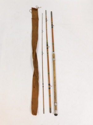 A Rushton FDW Craftsman split cane float rod.