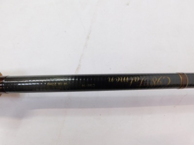 A Daiwa C98 salmon fly rod, in three pieces, #9/10, 14ft, with bag. - 3