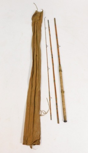 A split cane 12ft float rod.