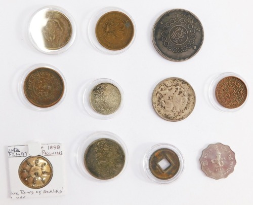 A group of Chinese and Tibetan coinage, late 19thC onwards. (a quantity)