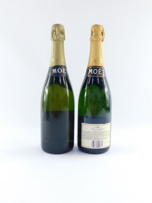 Two Moet & Chandon Champagnes, comprising Premier Cuvee, 75cl bottle, and Brut Imperial, 75cl bottle. - 2