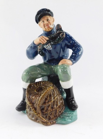 A Royal Doulton porcelain figure modelled as The Lobster Man, HN2317, 19cm high.