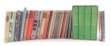 Folio Society. A group of Folio Society and Folio Society Press books, to include The Europeans, Bel Ami, Restoration Comedy Vols1-4, etc. (1 box)