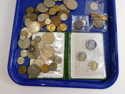 English copper and nickel coinage, pre and post decimalisation, to include Bright pennies and two pence pieces, mint threepenny bits 1965, bronze pennies, etc. (a quantity) - 3