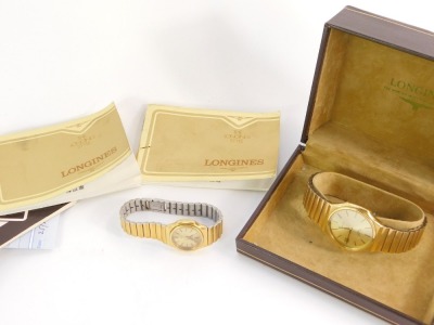 A gentleman's Longines wristwatch, in stainless steel casing, boxed, together with a lady's Longines wristwatch, each with Quartz movement. (2) - 3