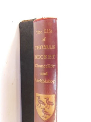 Folio Society. The Life of Thomas Becket Chancellor and Archbishop, gilt tooled red cloth. - 2