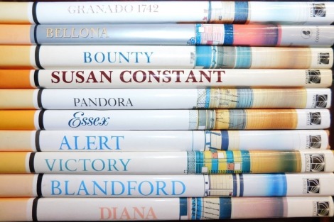 Ten hardback Conway boating related books, to include Diana Blandford, Victory Alert, Essex, Pandora, Susan Constant, Bounty, Bellona, Granado 1742. (10)