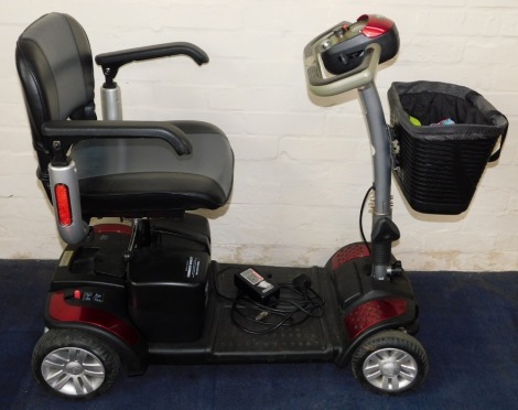 A T G A Eclipse Practical mobility scooter, in red.