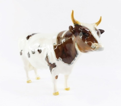 A Beswick Ayshire bull, CH Whitehill Mandate, model 1454B, 13cm high.