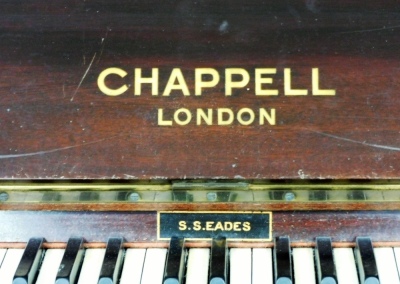 A Chappell of London two piece early 20thC mahogany cased upright piano, serial number 12182, and an oak piano stool. - 2