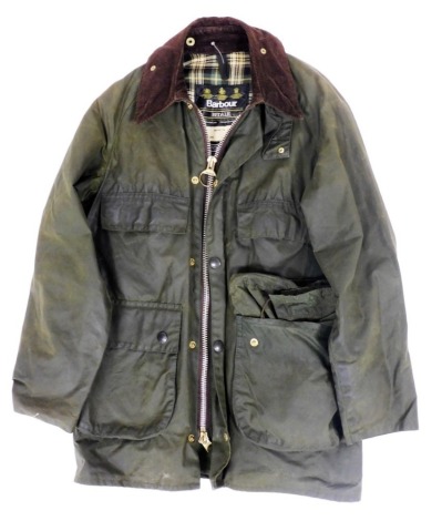 A Barbour Bedale jacket, size 34".