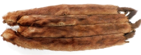 A mink tail collar, size unknown.