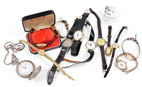 A group of various wristwatches, to include Formo, Sekonda, Citron, Legend, and others. (1 box)