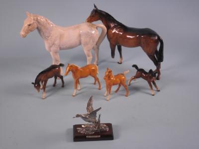 A Beswick brown horse