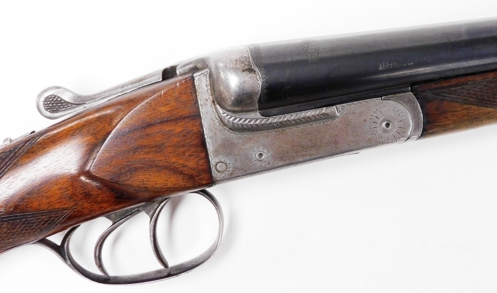 A Gecado double barrel 16 bore side by side shotgun, serial number 3133 ...