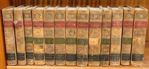 Menley Wood (AM). The Plays Of William Shakespeare With Notes With Various Commentators London George Kearsly 1806 in calf boards (10 volumes)