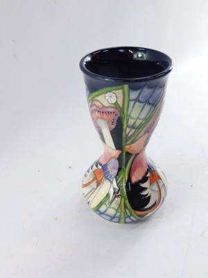 A Moorcroft pottery vase, c2010 designed by Vicky Lovatt, limited edition 19/50, of waisted form, decorated with wild mushrooms, painted and impressed marks, 18cm high. - 8