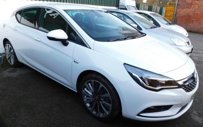 A Vauxhall Astra Special Edition, reg. FR19 STX, manual, in white, registered miles 1,440, 1400cc petrol, no past MOT history due to year of manufacture, no V5 present. first registered 29/06/2019. To be sold upon instructions from the executors of June J - 8