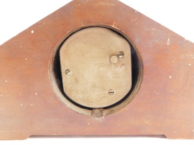 A Smiths of Portland Street London car clock, later mahogany cased, dial bearing no. 35,526, 14cm high, 22cm wide, 5cm deep. - 3