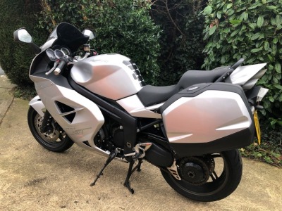 A 2006 Triumph Sprint ST1050 (ABS) Sports Touring Motorcycle, registration CU06 MHM, 1050cc triple, c/w genuine colour matched silver Triumph panniers, 13,160 recorded miles with full MOT history to verify, 3 former keepers stated on V5 with current rider - 11