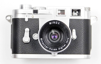 A Minox Leica Classic miniature digital camera, no. 8116917, with a Minoctar 9.6mm digital lens, boxed with charging cable. - 4